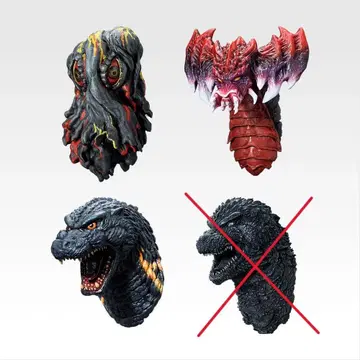 제일복권 고질라 괴수난무 -날뛰는 것들- E상 몬스터 헤드 마그넷