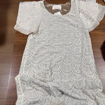 전체 레이스 원피스 베이지 프리 사이즈