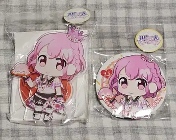 프리파라 레오나 해피 벌스데이 캔뱃지 아크릴 스탠드