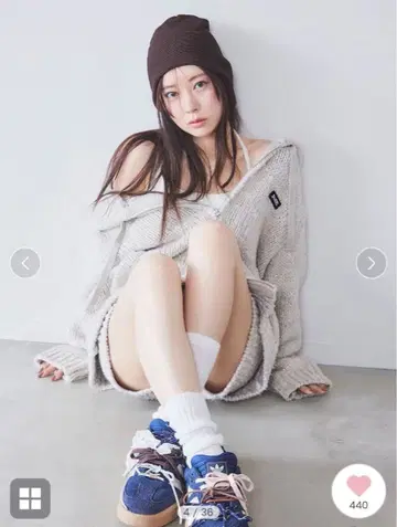 [오늘 한정 최종 가격 인하] snidel 로빙 니트 셋업