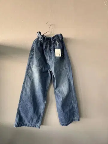 MARET 데님 블루 와이드 팬츠