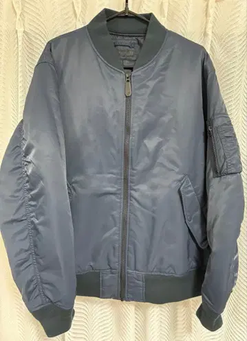 UNIQLO 플라이트 자켓 네이비