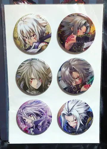 하세오 캐릭터 캔뱃지 6개 세트 레어템