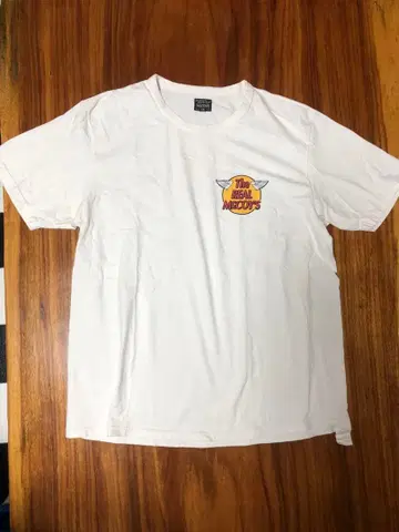 THE REAL McCOY'S 구 리얼 맥코이 로고 T셔츠