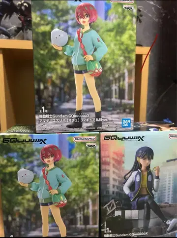 [ 3세트 ] 기동전사 건담 지크아스 니앙&바닥 사복ver.