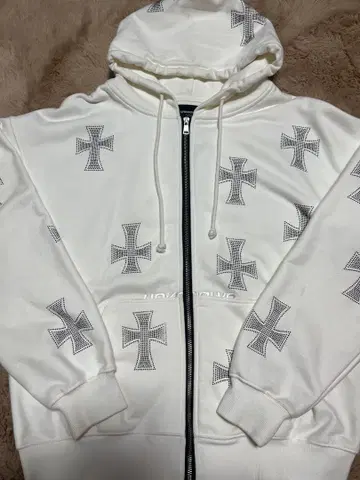 Unknown London 지퍼 후드티 M 사이즈