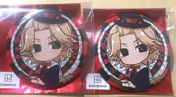 도쿄 리벤저스 프린세스 카페 카드놀이&수트 캔뱃지 사노 만지로