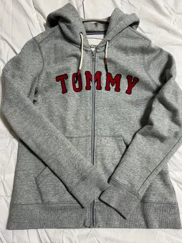 TOMMY HILFIGER DENIM 그레이 후드티 M