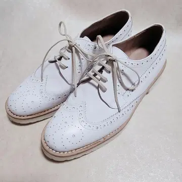 FABIO RUSCONI 파비오 루스코니 드레스 슈즈 화이트 윙