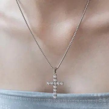 TATIANA Arcade Cross Pendant Necklace