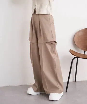 [ Chico ] 2way 와이드 슬랙스 팬츠