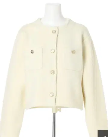 리랜드트루 플랩 포켓 니트 블루종