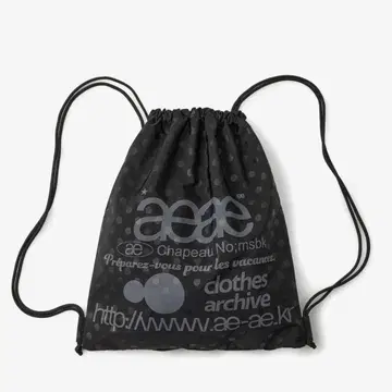 aeae 웹 로고 도트 짐색 [블랙]