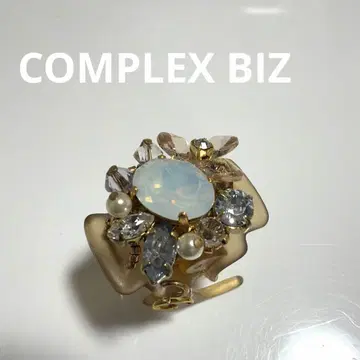 컴플렉스 비즈 COMPLEX BIZ 헤어 클립 베이지