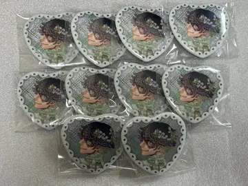 제5인격 라메키라 하트 캔뱃지 하트형 캔뱃지 탐광자 10개