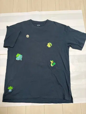graniph 포켓몬 자수 T셔츠 XL