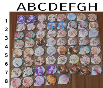 히메히나 신춘 가챠 캔뱃지 61개