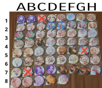 히메히나 신춘 가챠 캔뱃지 58개