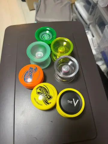 플라스틱 요요 모음 세트