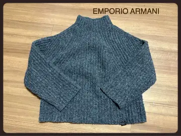 EMPORIO ARMANI 울 하이넥 스웨터