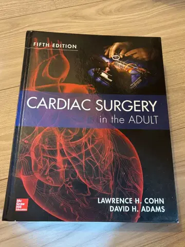 CARDIAC SURGERY in the ADULT 제5판