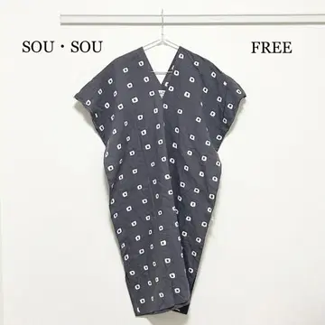 0534 SOU SOU 간토이 직사각형 옷 이세 목화