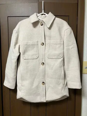 H&M 오버사이즈 자켓 코트 베이지 S