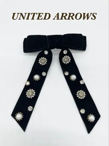 UNITED ARROWS 비쥬 리본 머리핀
