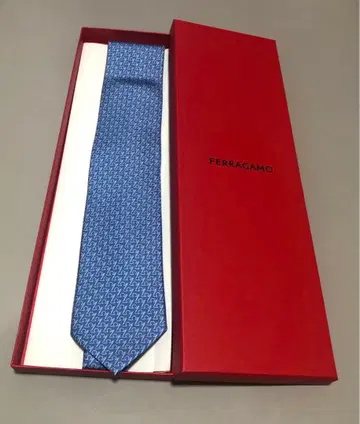 FERRAGAMO 실크 프린트 넥타이