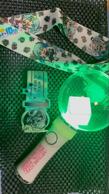 매지컬 미라이 10th 응원봉 러버 밴드 하츠네 미쿠
