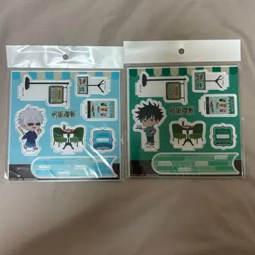 주술회전 타워 레코드 카페 아크릴 스탠드 고죠 사토루 후시구로 메구미