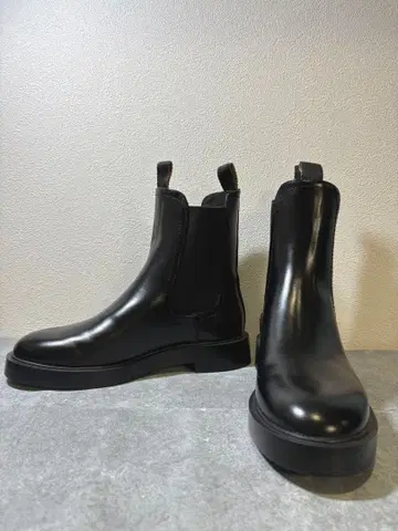 [새상품급] 첼시 부츠/사이드 고어 부츠/블랙/38