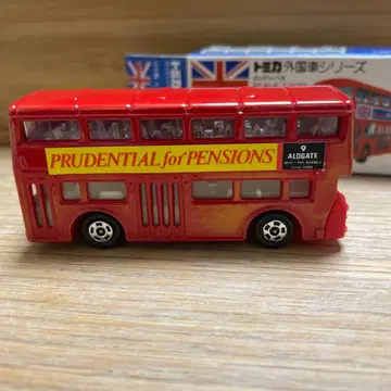 토미카 파랑 상자 F15 런던 버스 1/130 일본제 미니카 tomika