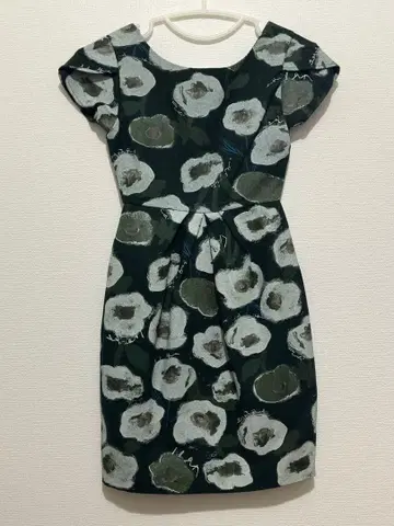 Marblee 꽃무늬 반팔 미니 원피스 S 사이즈