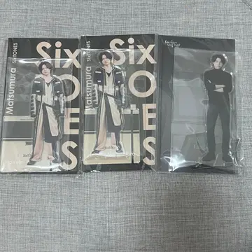 SixTONES 마츠무라 호쿠토 아크릴 스탠드 3개 세트