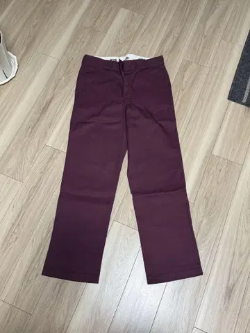 Dickies 874 버건디/와인 레드 워크 팬츠/치노 팬츠