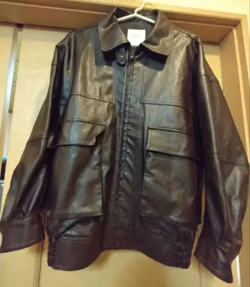 Freaks store 인조 가죽 자켓