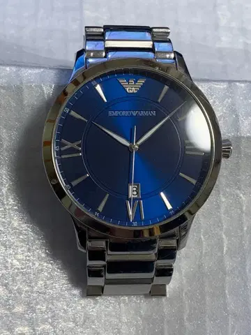 EMPORIO ARMANI 블루 손목시계