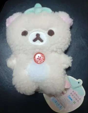 딸기 없는 하루 코리락쿠마 봉제 인형 코인 케이스