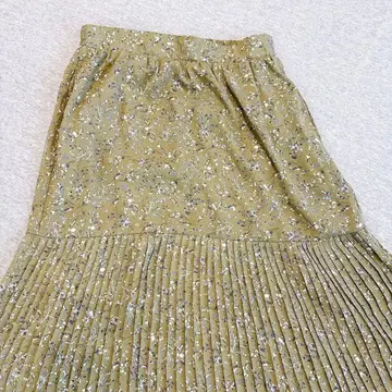 롱 스커트 플레어 M 사이즈 허리밴딩