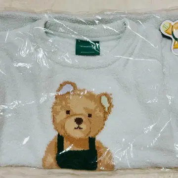 gelato pique 파우더 베어 자카드 풀오버 민트 그린