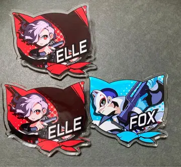 페르소나 5 택티카 고양이형 네임 배지 3종 세트