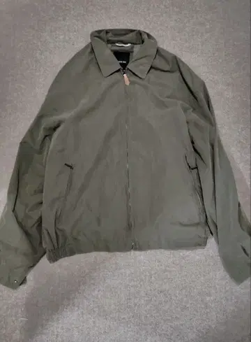 LONDON FOG 탄력 해링턴 자켓 XL 카키 메쉬 라이너