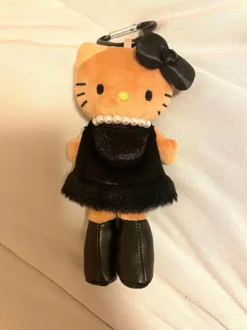 헬로키티 카라비너 키링 스타일업 마스코트 블랙