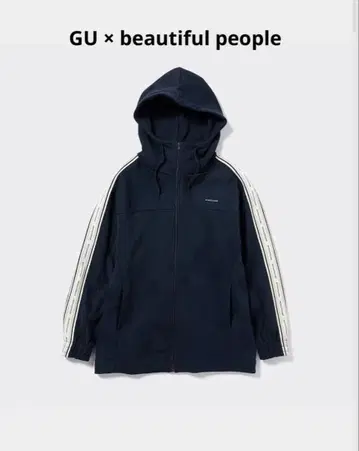 사이드 라인 풀 집업 후드티 (긴팔) beautiful people