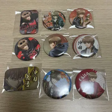 은혼 오키타 소고 캔뱃지 세트