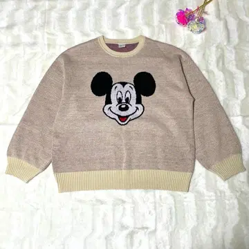 WEGO 별주 미키마우스 니트
