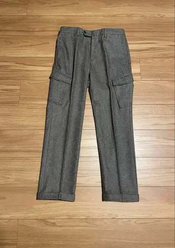 PT01 울 슬랙스 플란넬 그레이 46