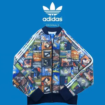 아디다스 올 패턴 슈퍼스타 트랙 자켓 츠치야 타오 저지 여성