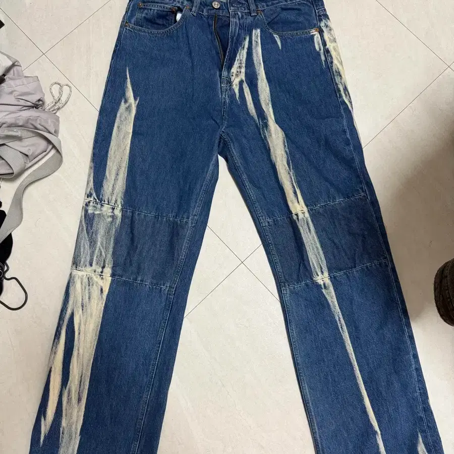 Our Legacy Extended Third Cut Glass Bleach Denim